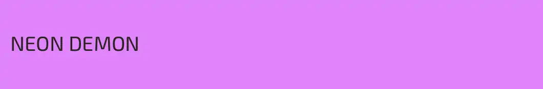 NEON DEMON